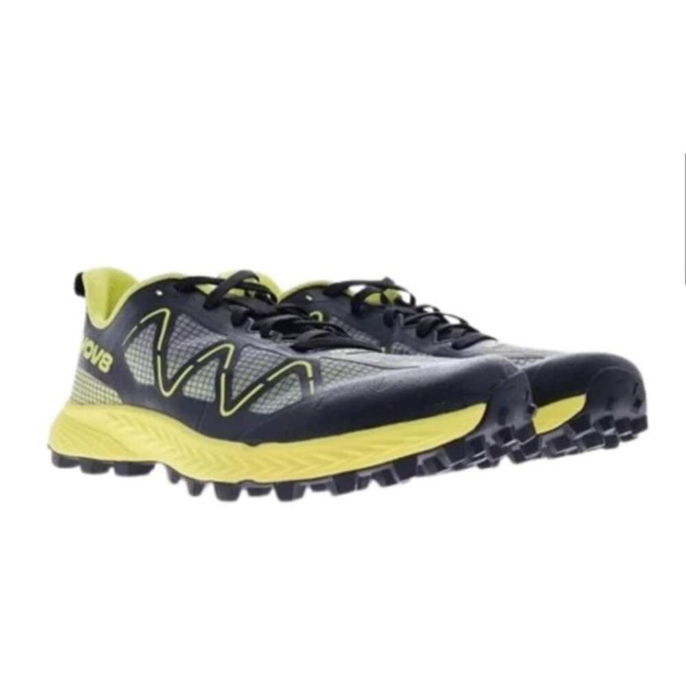 Inov8 Mens Mudtalon Speed PF Precision Fit Pro Running Shoes Black Yellow 9 / 42